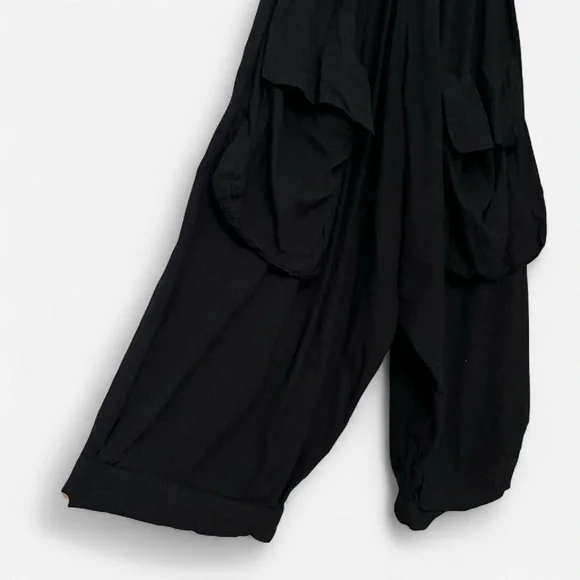 KALIYANA Linen Wide Leg Pants | Harem Lagen Look - Picture 5 of 7